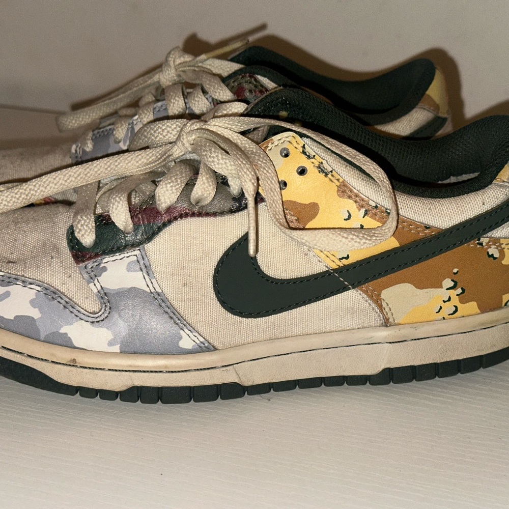 Nike Kids Sneakers - Camouflage Green, Brown, Gray